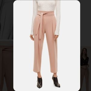 Aritzia Wilfred Feuille tie waist pant 6 Roebuck